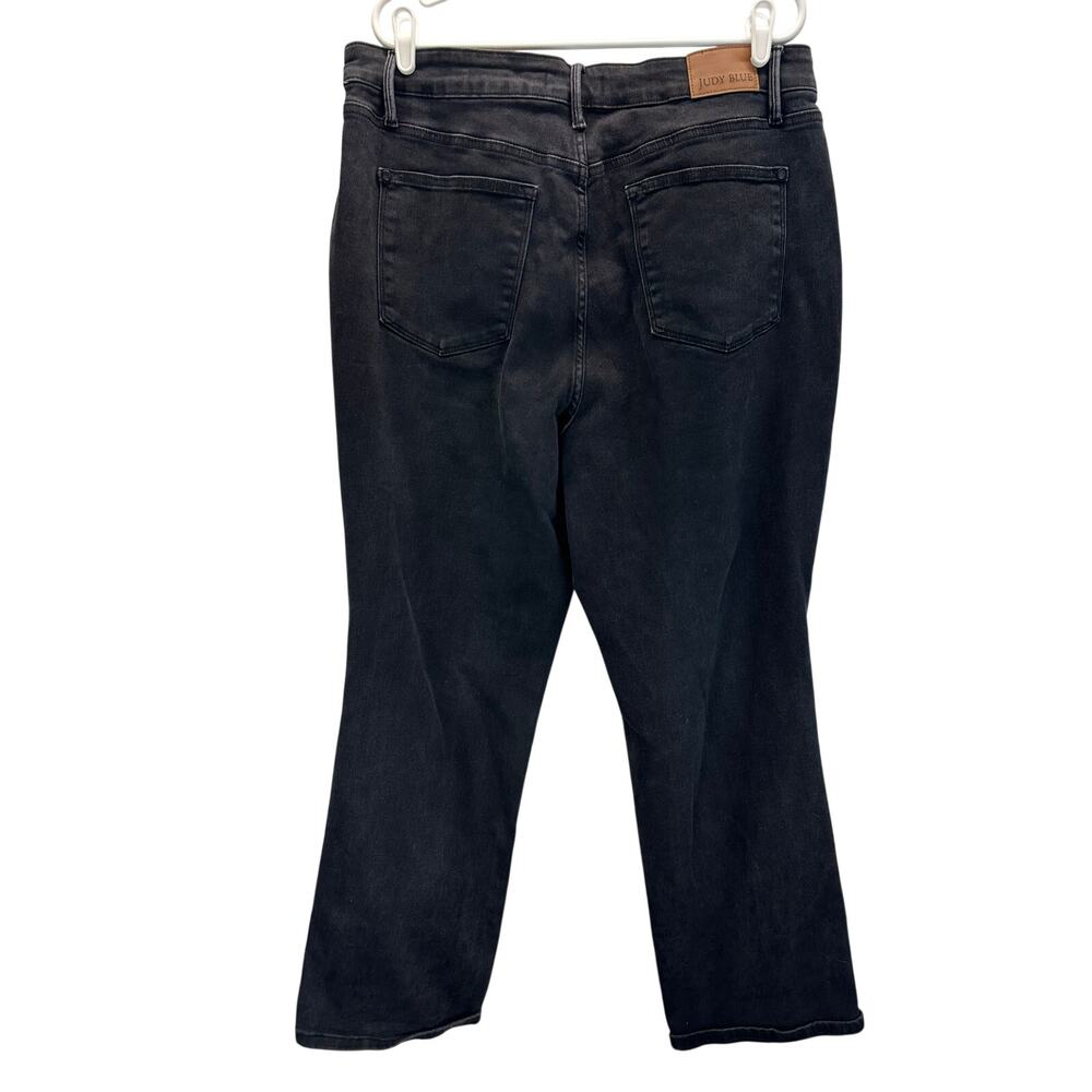 Judy Blue HIGH WAISTED RIGID MAGIC DESTROYED KNEE 90’S STRAIGHT LEG 18W - Picture 3 of 10
